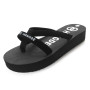 Rubber Platform Sandals Flip Flops Women Slippers Wedge Shoes Indoor Outdoor Flip-flops Clip Toe