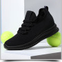 Women's Breathable Non-slip Platform Fashion New Casual Shoes Korean Running Shoes Black Sneakers