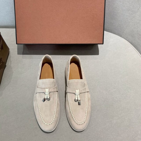 Designer Luxury Brand High Quality Casual Loafers Shoes Women and Men Leather Flat Shoes