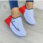 Women Comfortable Mesh Fashion Casual Shoes Slip on Platform Sport Flats Vulcanized Shoes