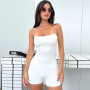 Sexy Bodysuit Bodycon Jumpsuits Women Romper Solid Sleeveless Streetwear