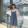 Rompers Women Simple Classic Denim Student Korean Style Loose New Causal All-match Clothing