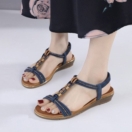 Women's Sandals Casual Comfortable Beach Bohemian Flat Sandal Shoes