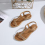Women's Sandals Casual Comfortable Beach Bohemian Flat Sandal Shoes