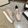 New Women's Flat Casual Shoes Thick Sole Creeper Shoes