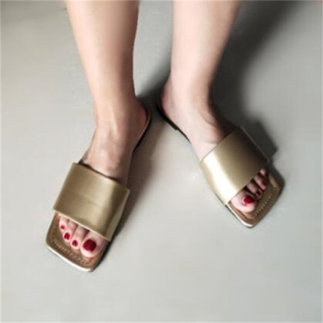 Platte Sandal Open Teen Slippers Mode Outdoor Strand Plus Size Indoor Slides