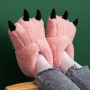 Women's Slipper Shoe New Designer Animal Slippers Bear Paw Thick Fur Shoes