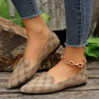 Women's Single Fashion Flat Shoes Bottom Casual Loafer