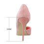 New Women Pumps Suede Shoes High Heels Ladies Sexy Pointed Toe Thin Heels Pumps Shoes 10cm