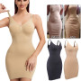 Women Slimming Shapewear Underwear Tummy Control Sexy Deep V-Neck Push Up Dress Body Shaper Waist Trainer Corset Lingerie