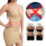 Women Slimming Shapewear Underwear Tummy Control Sexy Deep V-Neck Push Up Dress Body Shaper Waist Trainer Corset Lingerie