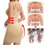 Women Slimming Shapewear Underwear Tummy Control Sexy Deep V-Neck Push Up Dress Body Shaper Waist Trainer Corset Lingerie