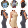 Women Slimming Shapewear Underwear Tummy Control Sexy Deep V-Neck Push Up Dress Body Shaper Waist Trainer Corset Lingerie