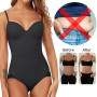 Women Slimming Bodysuits One-piece Shapewear Tops Tummy Control Body Shaper Seamless Camisole Jumpsuit with Built-in Bra
