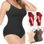 Plus Size S-3XL Cami Bodysuit Shapewear Women Body Shaper Tummy Control Slimming Sheath Push Up Camisole Slimmer Abdomen Corset