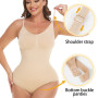 Plus Size S-3XL Cami Bodysuit Shapewear Women Body Shaper Tummy Control Slimming Sheath Push Up Camisole Slimmer Abdomen Corset