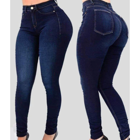 Women's Stretchy High Waisted Jeans Big Butt Hips Jean Denim Pants Pull Up Elastic