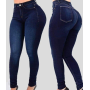Women's Stretchy High Waisted Jeans Big Butt Hips Jean Denim Pants Pull Up Elastic