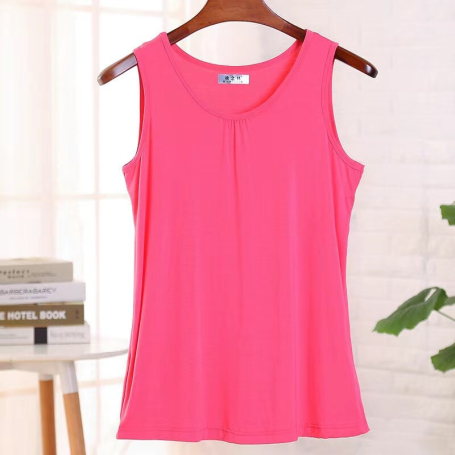 Women Plus Size Tank Top Loose Casual Modal Tops  Big Size Home Wear