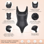 New Skims Seamless Bodysuit Leather Shapewear Women Tummy Control Body Shaper Slimmer Abdomen Shapers Corset