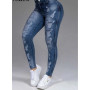 Women Pants High Stretch Jeans High Waist Skinny Ripped Vintage Hole Slim Large Full Length Distressed Trousers