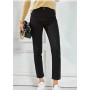 Women Tight Denim Pants Stretch Thicken Fleece Pencil Jeans Trousers