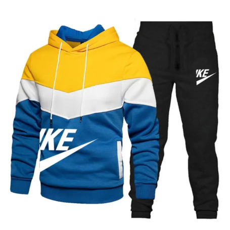 Men/Women Sets 2-Piece Hoodies+Running Pants Sport Suits Casual Sweatshirts Tracksuit Hooded Sportswear