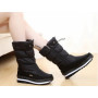 Women Thick Plush Waterproof Non-slip Boots Fashion Shoes Warm Fur