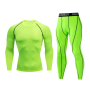 Mens Thermal underwear warm quick dry compression sport suits new indoor clothing