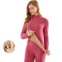 Women's Thermal Underwear Thick Intimate Set Berber Fleece 2 Pieces Under panties and Undershirts