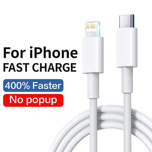 For APPLE PD 20W Fast Charging Cable For iPhone 13 12 11 14 Pro Max Mini USB C Date Cable For 8 Plus XS iPad Charger Accessories