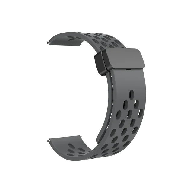 20/22mm Magnetic clasp Silicone Strap For Samsung Galaxy Watch 4 5 pro 40mm 44mm 45mm 42/46mm bracelet for Huawei GT2/3 pro band