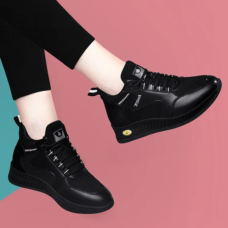 Women Breathable Platform Sneakers New Fashion Mesh Sneaker Shoe Cheap