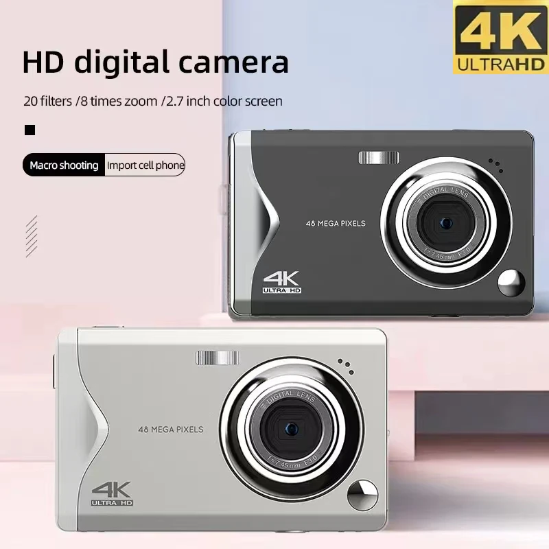 4K HD Digital Camcorder 3-Inch Iarge Screen Autofocus Lightweight 16X High-Definition Entry-Ievel Digital Camera Shooting Record