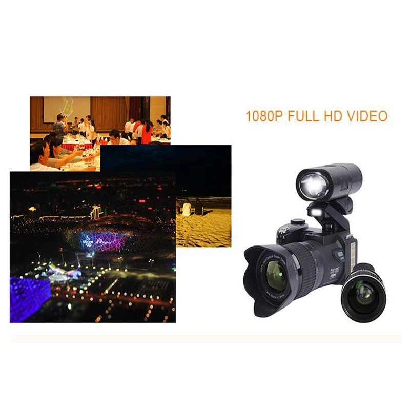D7200 Digital Camera 13MP 3.0" 1080P HD camcorder 24X optical zoom telephoto Wide Angle Lens Professional camera video camera