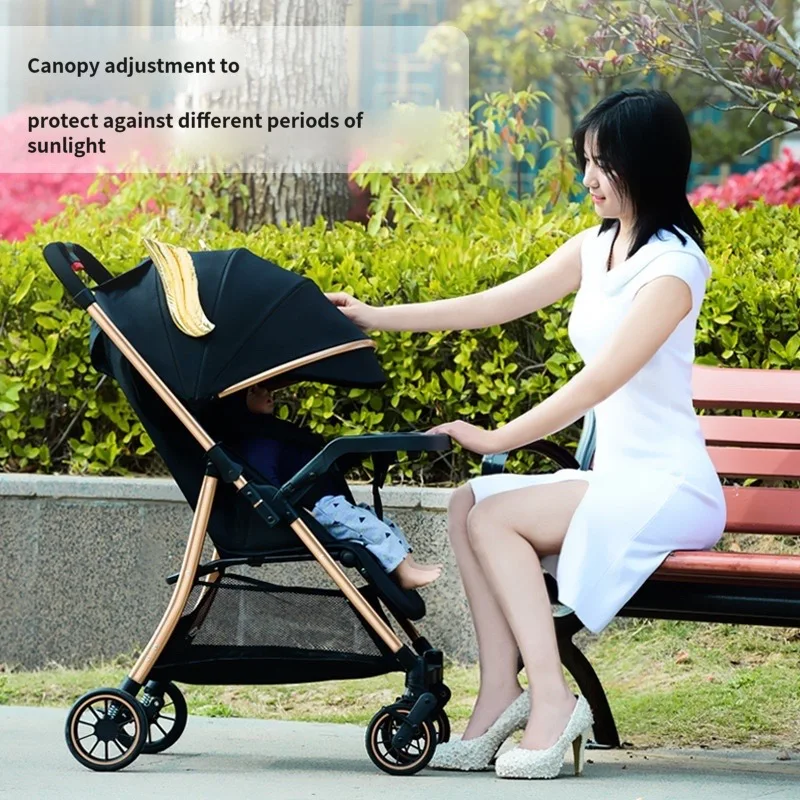 Lightweight Baby Stroller Travel Portable Pram Infant Trolley Folding 0~36 Month Baby Carriage Pram Two Way Pushchair