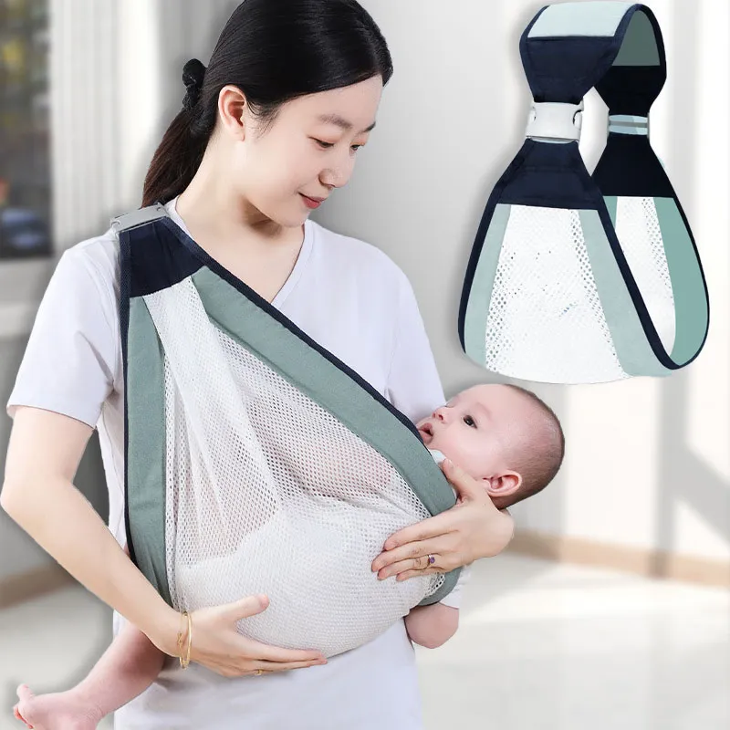 0-36 months baby carrier Front-hold simple baby single-shoulder carrier for going out Lightweight and labor-saving baby breathab
