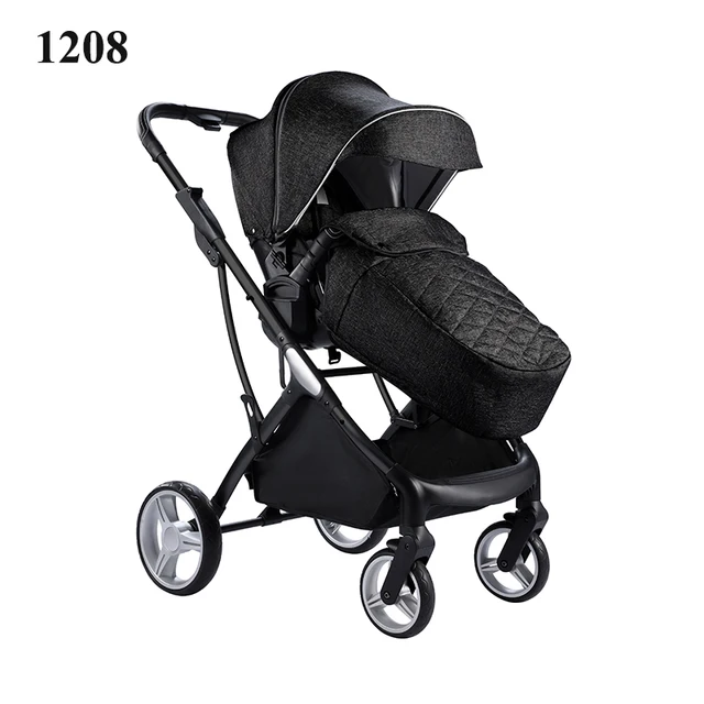 Baby Stroller For 0-4 Year Old Child High Landscape Lightweight Foldable Two-Way Baby Car