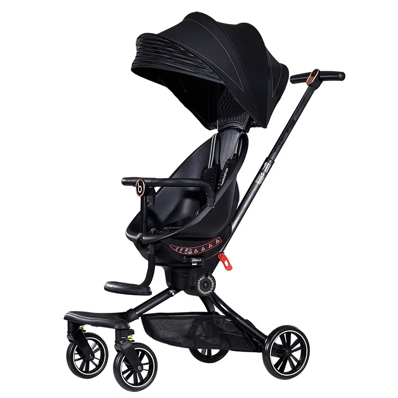 Portable Folding Baby Stroller Adjustable Backrest Luxury Trolley Push chai Lightweight Travel Pram Multifunctional Stroller