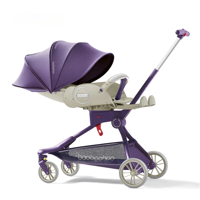 Portable Folding Baby Stroller Adjustable Backrest Luxury Trolley Push chai Lightweight Travel Pram Multifunctional Stroller
