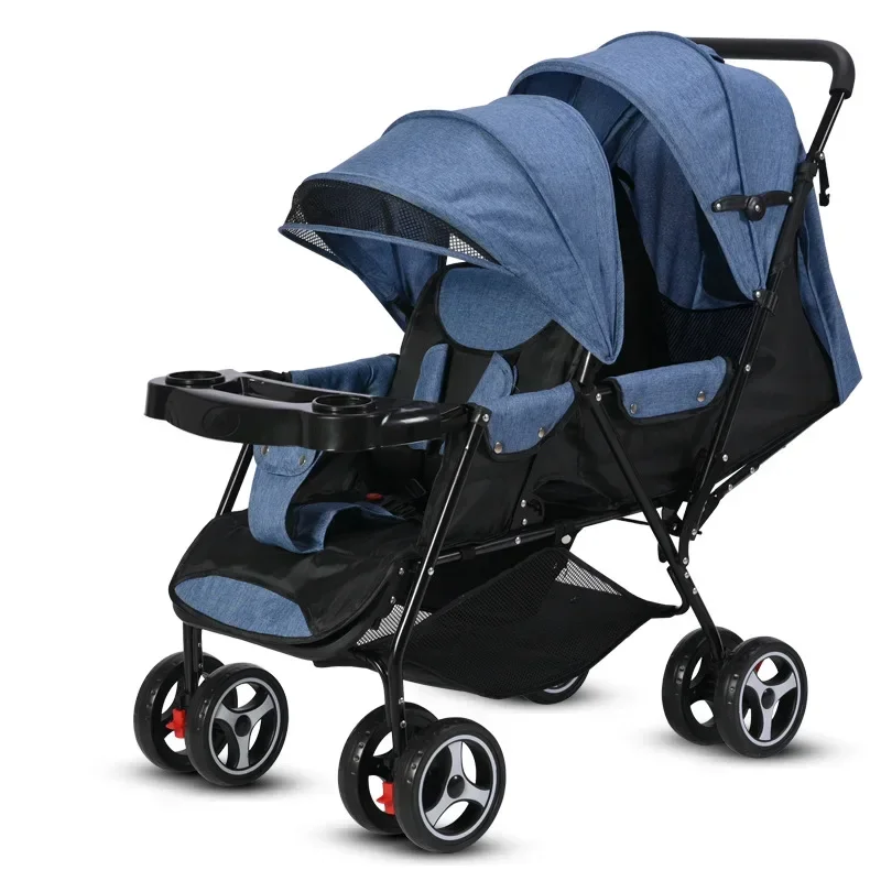 Twin Baby Strollers Can Sit Lie Down Split Ultra Lightweight Portable and Foldable Strollers