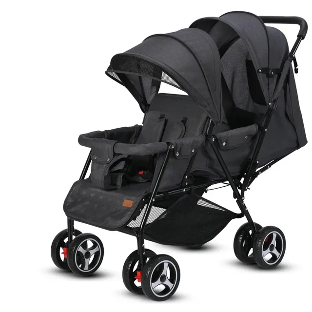 Twin Baby Strollers Can Sit Lie Down Split Ultra Lightweight Portable and Foldable Strollers
