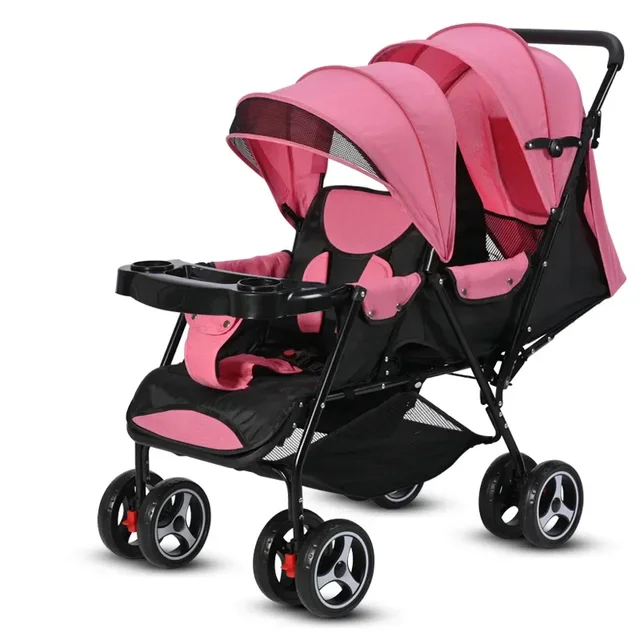 Twin Baby Strollers Can Sit Lie Down Split Ultra Lightweight Portable and Foldable Strollers