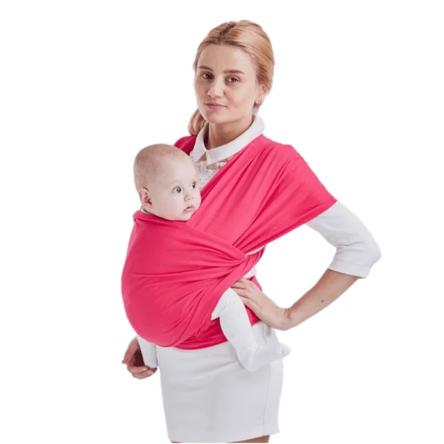 Baby Infant Wrap Carrier Lightweight Hands Free Baby Sling Carrier
