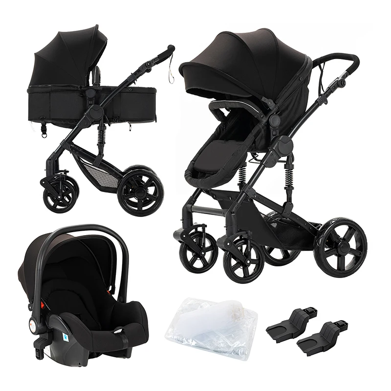 Baby stroller 3 in 1 lightweight baby stroller carriage