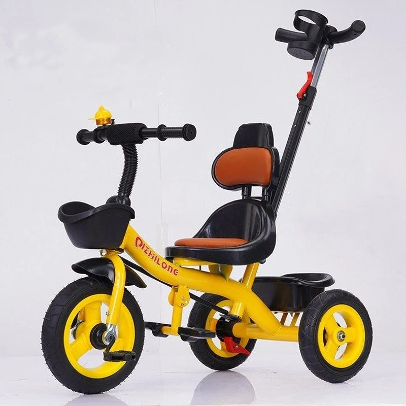 Children's Tricycle Handcart Baby Bike 6-5-year-old Large Size Lightweight Outdoor Stroller Baby Bike