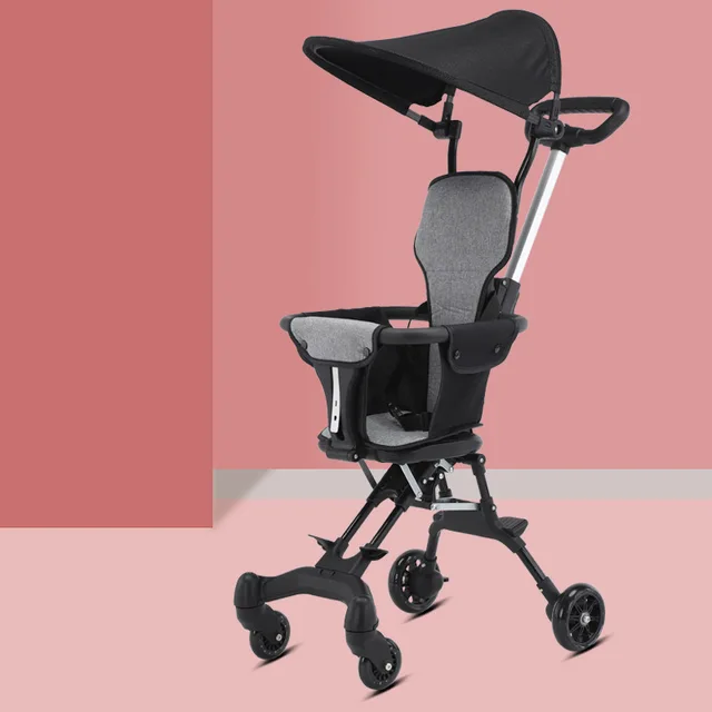 Baby Stroller Folding Portable Stroller Children's Stroller Lightweight High Landscape Two-way Adjustment