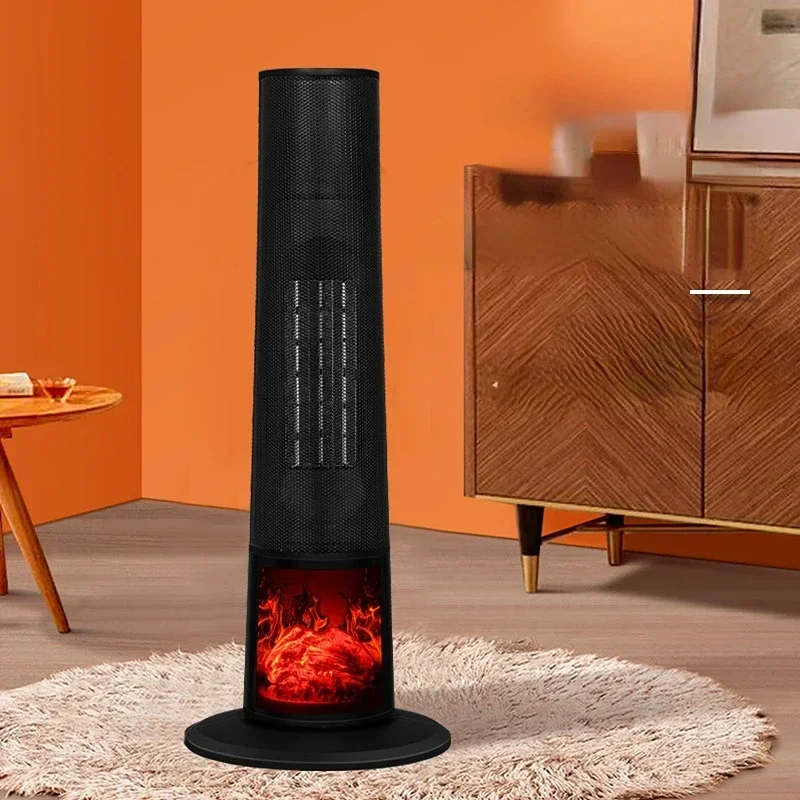 3D Dynamic Flame Electric Fireplace Heater Simulation Tower Flame Mountain Home Heaters Bedroom Bathroom Small Heat Blower