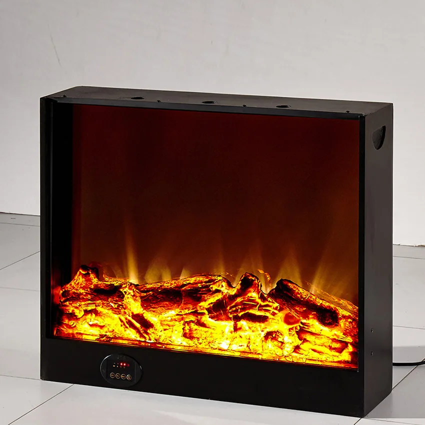 GF002/GF003 Electric Fireplace Insert Burner Warm Air Blower Remote Controlled Artificial Optical Flame Heating Fireplace 220V