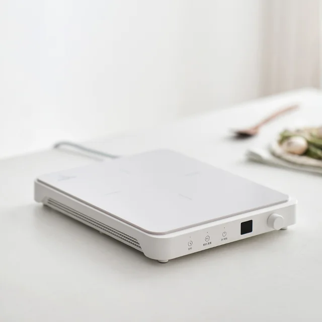 2000W High Power Ultra-thin Induction Cooker Touch Panel With Knob 9 Gears Firepower Adjustable Stir-Fry Household Cooking Tools